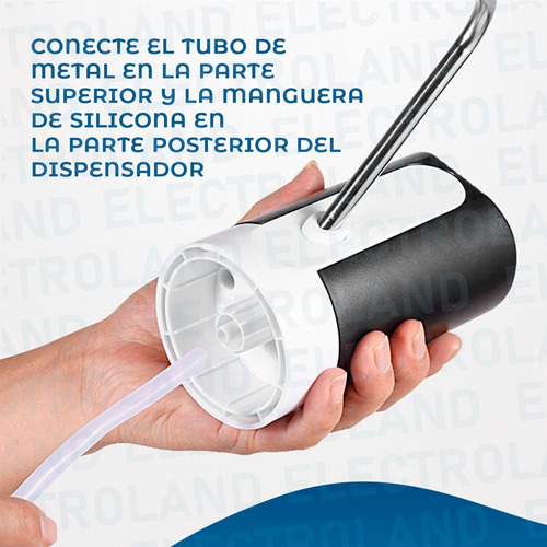 Imagen 6 de 10 de Dispenser De Agua Automatica Portatil Para Bidones De Agua