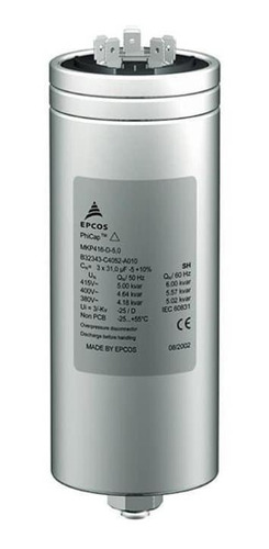 Imagem 1 de 1 de Unidade Capacitiva Sibratec Trifasica 20kvar 380v 7590
