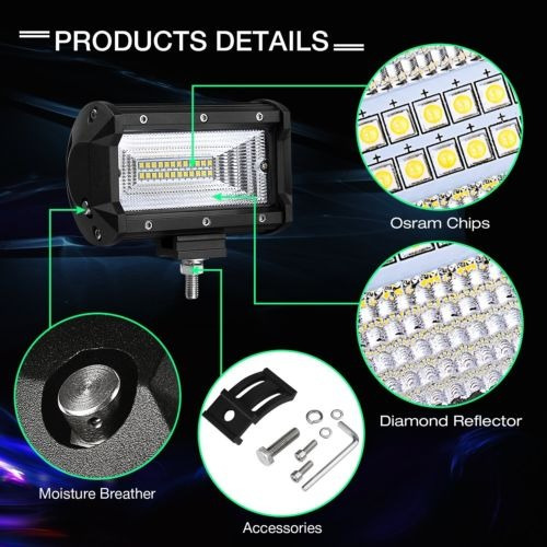 Pod Inundación Del Led De Osram Led Barra De Luz De Trabajo