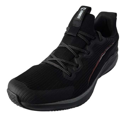 Champión Deportivo Running  Negro Comfort Pegada Hombre