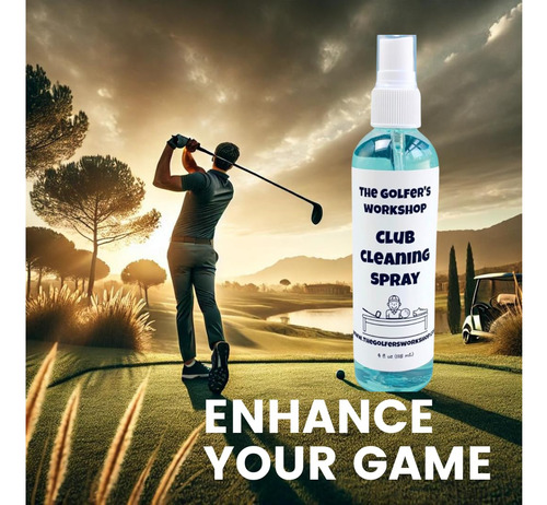 The Golfer's Workshop Spray De Limpieza Para Clubes, Funcion