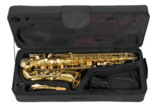 Saxofon Alto Symphonic As-200l Eb Laqueado Color Dorado