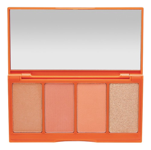 Addictive Blush Palette Rubor Larga Durarion Goc Makeup Tono Del Maquillaje Naranja