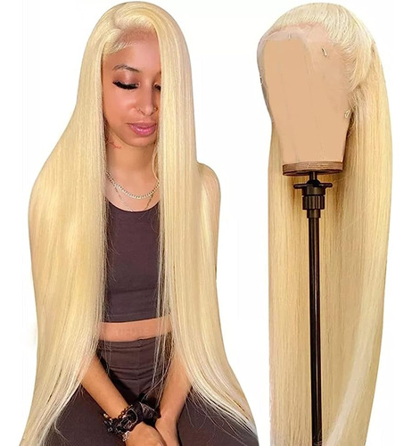 ~? 613 Blonde Lace Front Wig Human Hair 13x4 Lace Frontal St