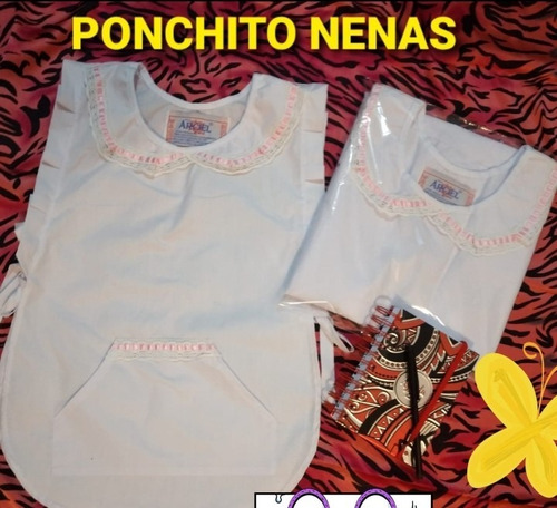 Delantal Poncho De Nena