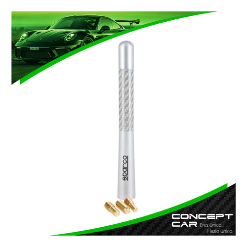 Antena Sparco Fibra De Carbon Universal 100% Original 1