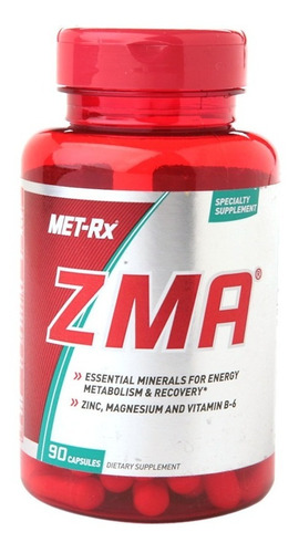 Zma X90 Capsulas De Met-rx. - Zinc, Magnesio, Vitamina B6