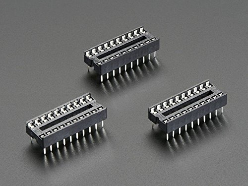 Adafruit Ic Socket - For 20-pin 0.3 Chips - Pack Of 3 [ada2