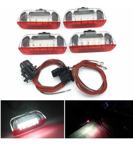 Kit Door Warning Lights Led Plafones Puerta Vento Golf Passa