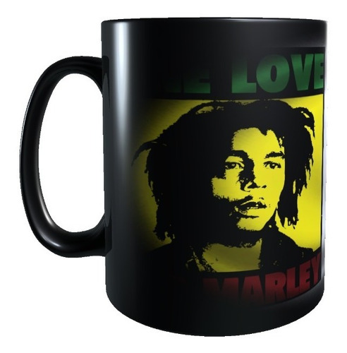 Taza Mágica Bob Marley, Tazon Regalo Cambia Color