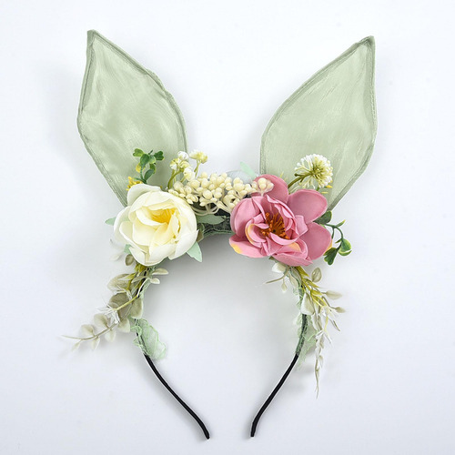 Diadema Con Orejas De Conejo, Tocado Para Fiesta,