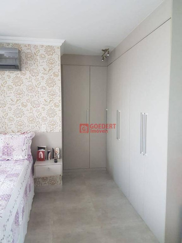 Studio Com 1 Dormitório À Venda, 38 M² Por R$ 266.000,00 - Vila Augusta - Guarulhos/sp - St0052