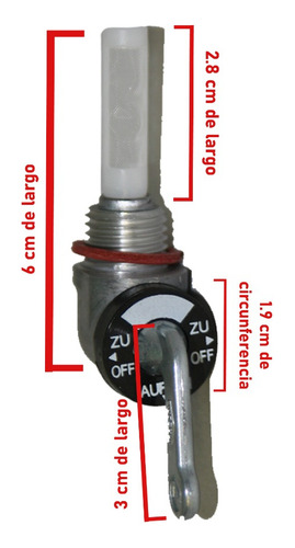 Llave De Paso Gasolina Apisonador Bailarina Weber 200025612