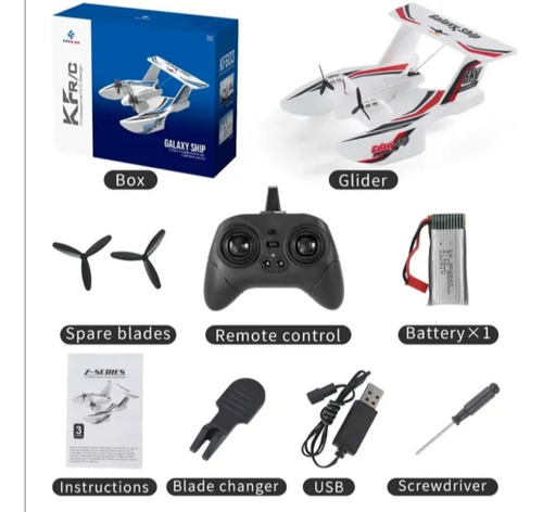 Planeador Rc Kf603 3ch 2.4g Epp