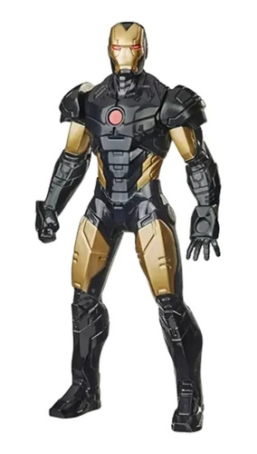 Figura Marvel Clasico Olympus Iron Man Traje Negro Y Dorado