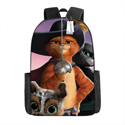 Mochila Amazon Con Diseño De Gato Con Botas De Dibujos Anima