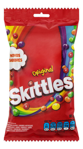 Bala Skittles original 95 g 