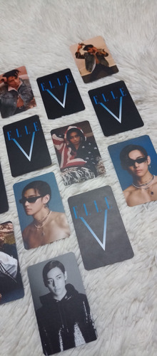Bts - Set De 9 Photocard - Elle X V (taehyung) 2ra Parte