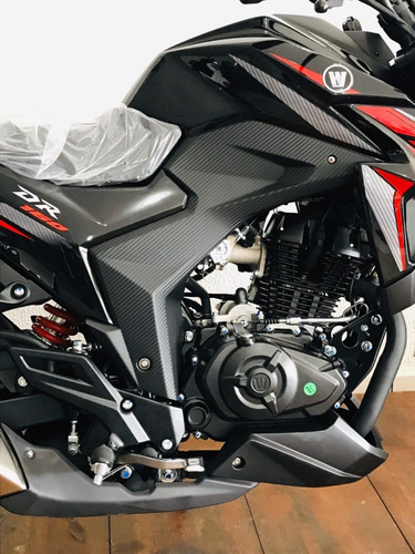 Suzuki Haojue Dr 160 Fi 21/21 Preta/vermelha. Pré Encomenda!