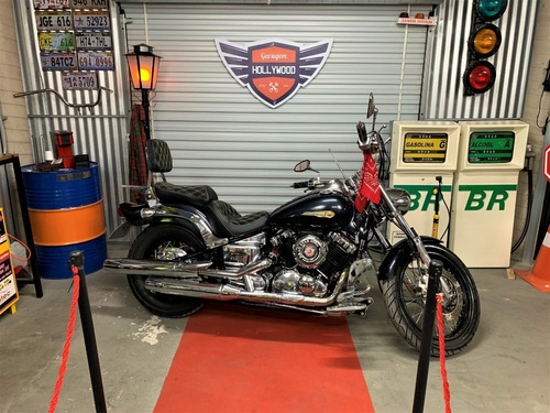 Imagem 1 de 15 de Dragstar 650 Yamaha Preta 45 Mil Km (2005) Exclusiva!