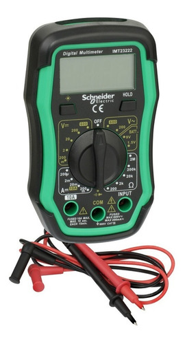 Tester Multimetro Digital Schneider 600vac/dc Cat3