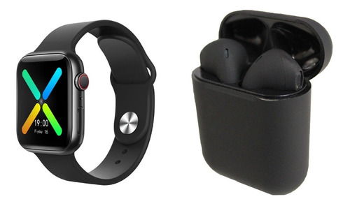 Reloj Inteligente Smart Watch X8 + Audifonos Bluetooth I12