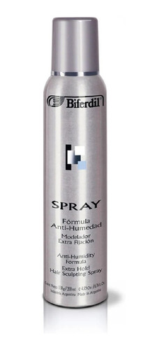 Spray Extra Fijacion Anti Humedad Biferdil Anti Frizz Define