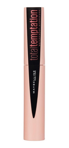 Máscara Total Temptation Lavable Very Black Maybelline