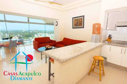 Imagen 8 de 30 de Cad Acapulco Marqués 705. Depa De Playa Para 6 Personas. Servicio De Limpieza