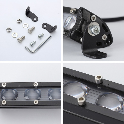 1 Unidad De Luz De Conducción Suv Led Pods Spot Flood Combo