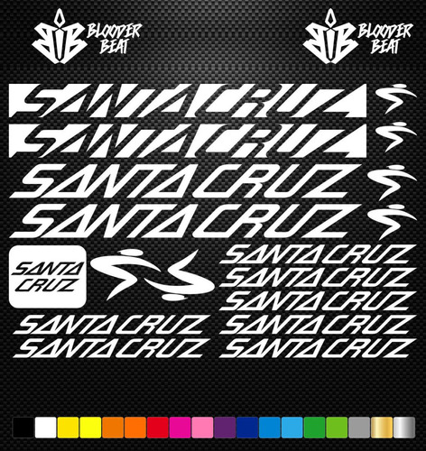 Stickers Ciclismo Santa Cruz Calcomanía