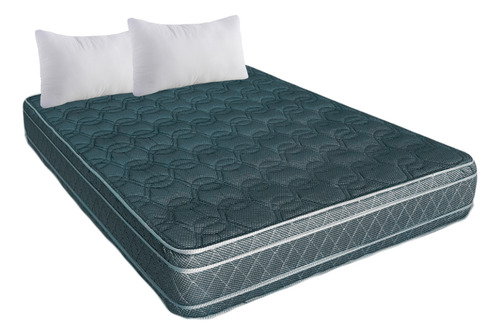 Colchón Espuma 2 Plazas Ayfa Euro 130x190x26 90kg Con Almohadas