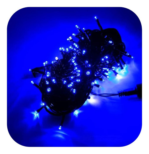 Cordão Prova D'água 100 Leds 9,5m C/ Strobo Bivolt 31v Natal