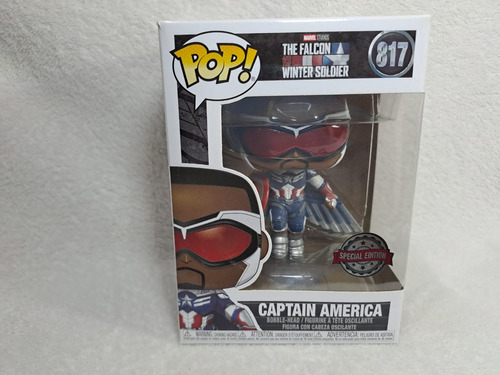 Funko Pop The Falcon And The Winter Soldier, Captain America (Usado)