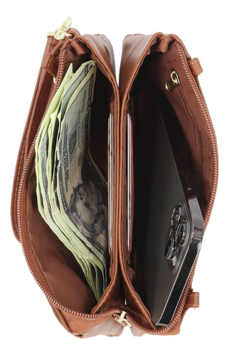 Mundi Brady Anti Theft Cartera Cruzada Para Teléfono Celular