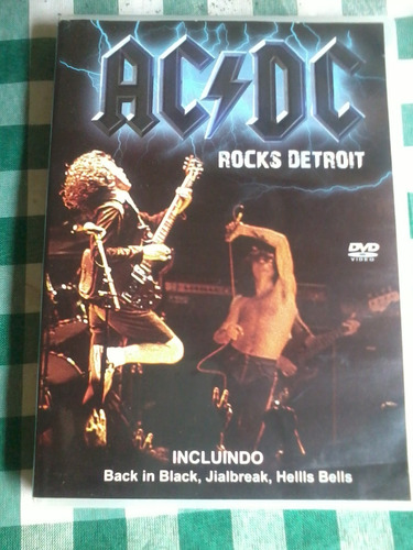 Dvd Ac/dc Rocks Detroit-ótimo Estado !