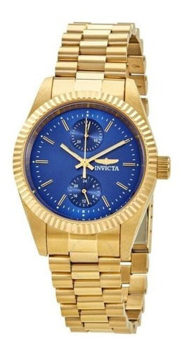 Reloj Mujer Invicta Specialty Oro Tone Acero Inox Dial 29446