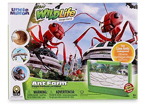 Habitat De Hormigas Vivas Del Tio Milton Ant Farm, 60 Edicio