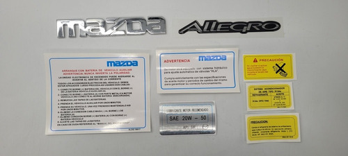 Mazda Allegro Emblemas Y Calcomanias 