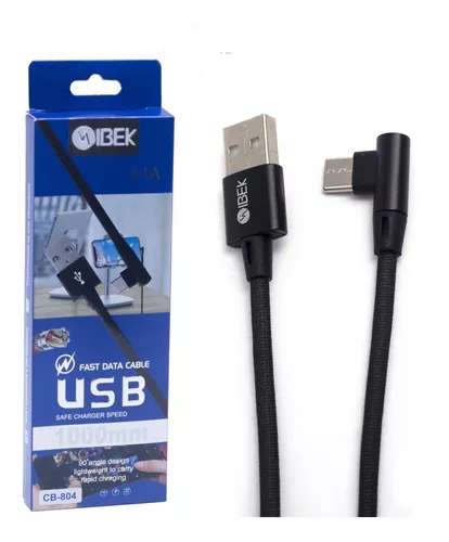 Cable Usb Tipo C Cordon Reforzado 1m - TecnoEshop CBA