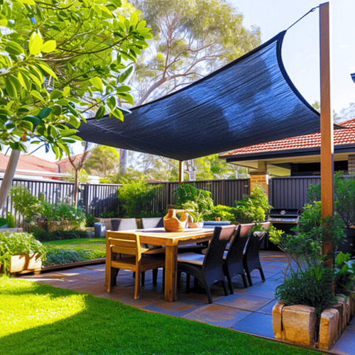 Tela Sombreamento Casa Pergolado 80% 4x4 Bainha/ilhós