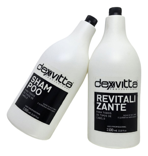 Kit Lavatório Shampoo 2500ml - Revitalizante 2500ml Dexvitta