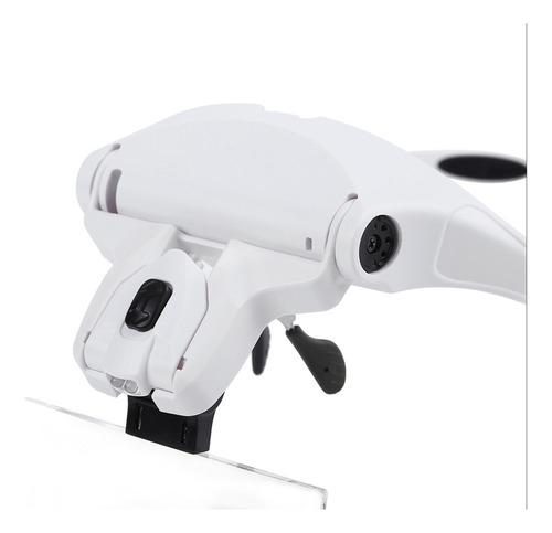 W Lupa Con Diadema Con 5 Lentes Y Luces Led, Ajustable