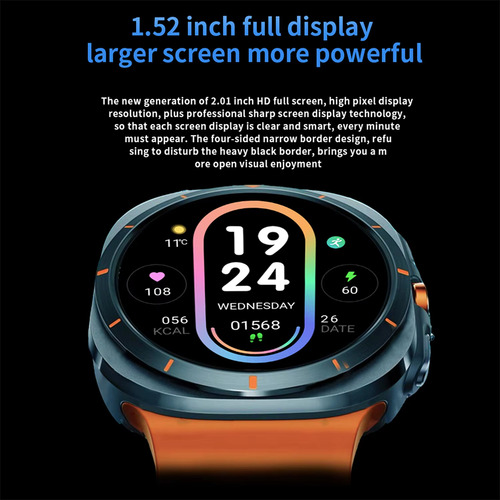 Nuevo Reloj Inteligente Talk Hd Amoled Para Juegos Casuales