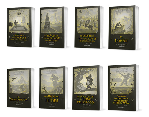 Tolkien Colección Completa - Pack De 8 Libros - Minotauro