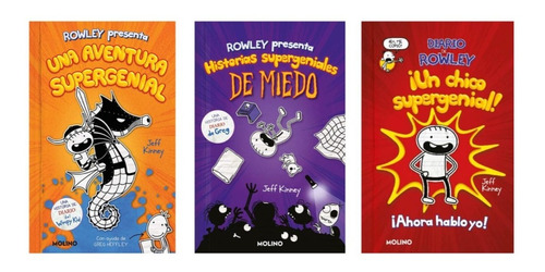 Diario De Rowley + Historias De Miedo + Aventura Supergenial