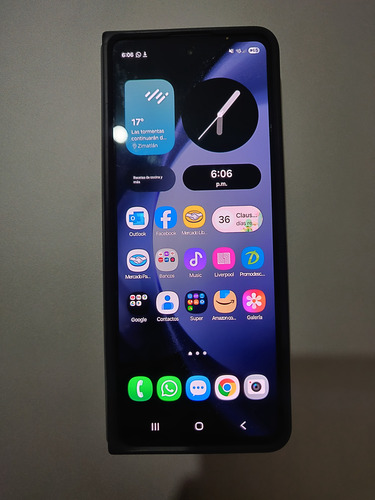 Celular Samsung Galaxy Z Fold 5 512gb Azul Cielo Y Funda Con S Pen Azul Claro (Usado)