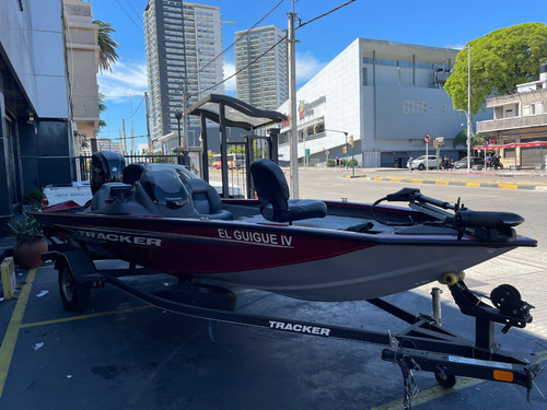 Lancha De Aluminio Pesca Tracker Pro 175 Mercury 75 Trailer