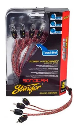 Cable Rca Stinger Serie 4000 4 Canales Mod. Si4417 Sonocar