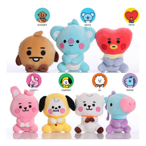 Peluche Bts Bt21 Kpop Kids Conejito Rosado Cooky